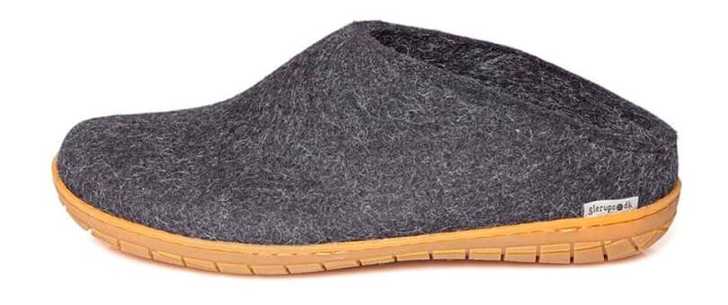 Glerups Open Heel Rubber Sole 44, Charcoal - main photo