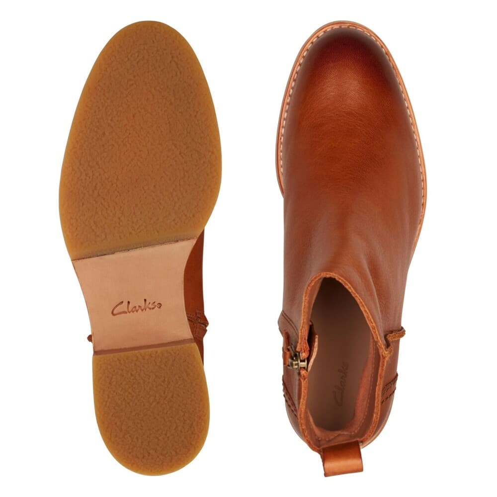 Clarks Cologne Zip Dark Tan Lea - 41.5 - main photo