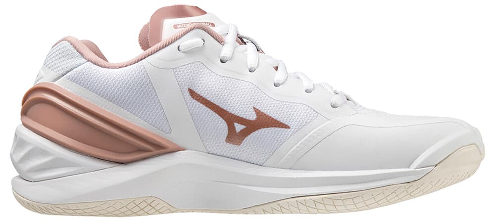 Mizuno Wave Stealth Neo, hallsko dame 41 White/Rose/Snow Whit - main photo
