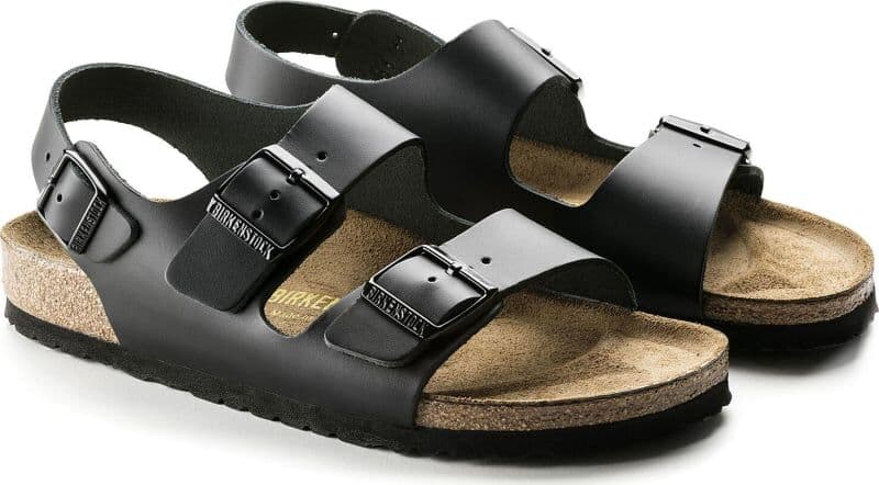 Birkenstock Women's Milano Natural Leather Narrow Sort 36 Woman - main photo