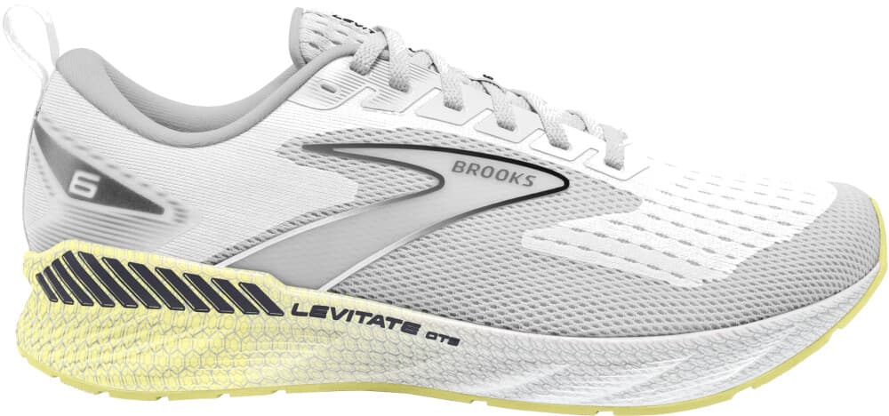 Brooks Levitate 6 Dame White/Oyster/Yellow 38 - main photo