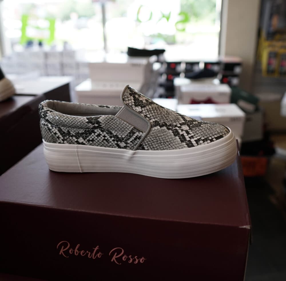 Roberto Rosso - Step In Snake 40 Grå - main photo