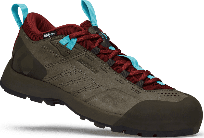 Black Diamond Women's Mission Leather Low Wp Approach Shoes Grønn 39 Woman - main photo