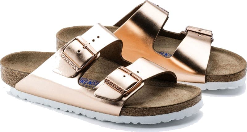 Birkenstock Women's Arizona Soft Footbed Lena Metall 35 Woman - main photo