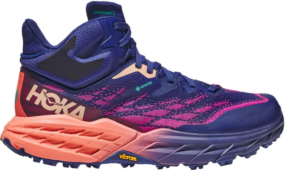 Hoka Speedgoat 5 Mid GTX Bbcml/Bellwether Blue/Camellon 42 Dame - main photo
