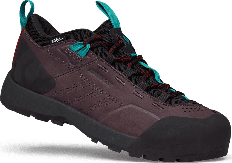 Black Diamond Women's Mission Leather Low Wp Approach Shoes Lilla 40 Woman - main photo