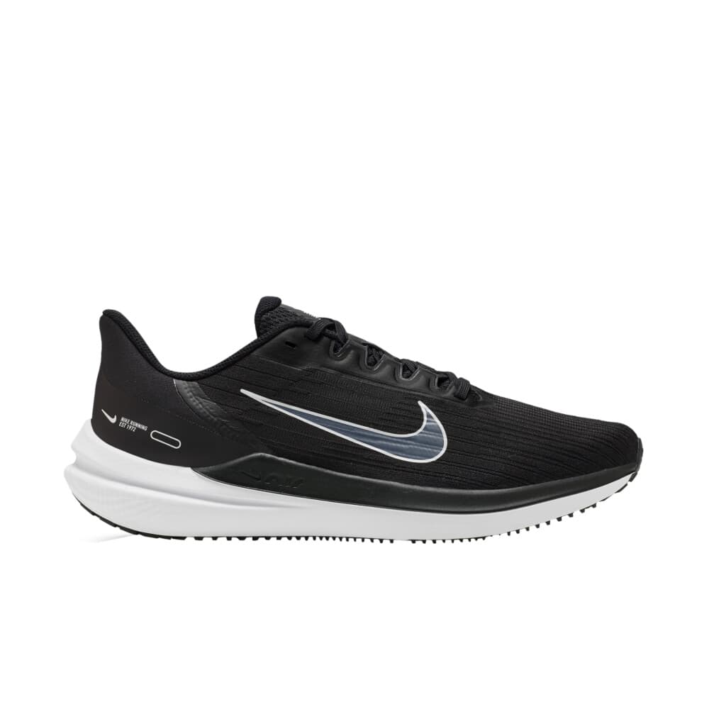 Nike Air Winflo 9, løpesko unisex 44.5 BLACK/WHITE-DK SMOKE - main photo