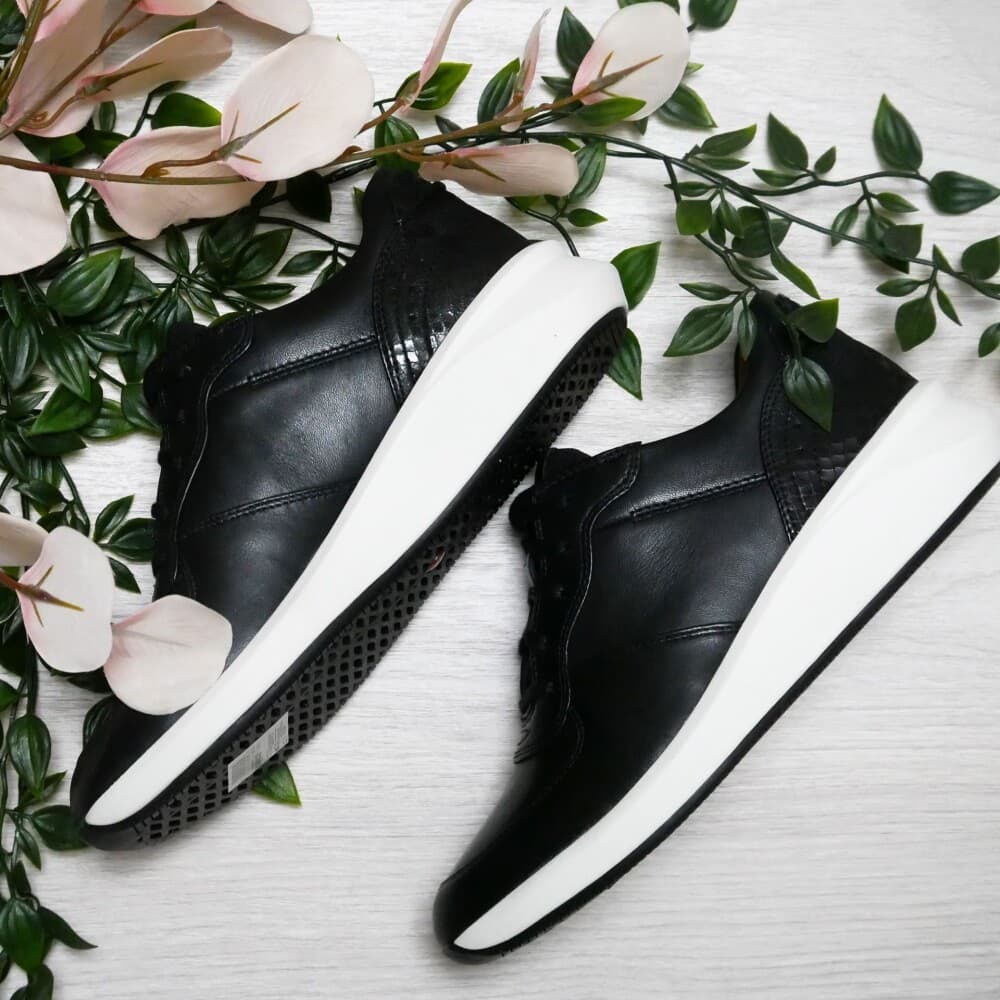 Clarks Un Rio Sprint Black Combi Lea - 40 - main photo