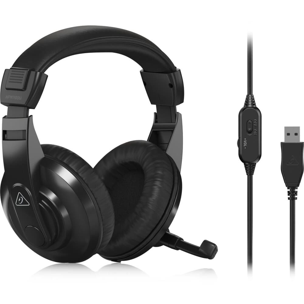 Behringer HPM1100U USB-Hodetelefoner Svart