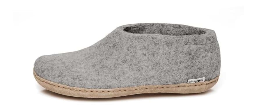 Glerups Shoe Classic Leather Sole 46, Grey - main photo