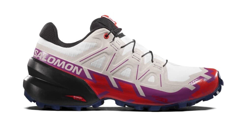 Salomon Speedcross 6 W White/sparkling Grape/fiery Red UK 5 / EU 38 - main photo