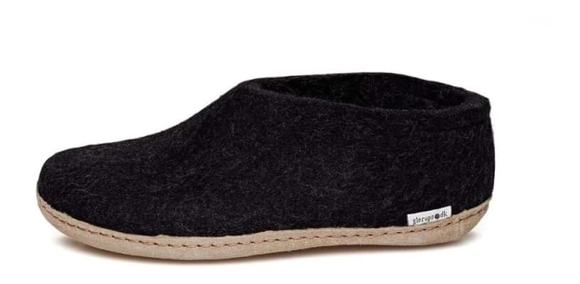 Glerups Shoe Classic Leather Sole 45, Charcoal - main photo