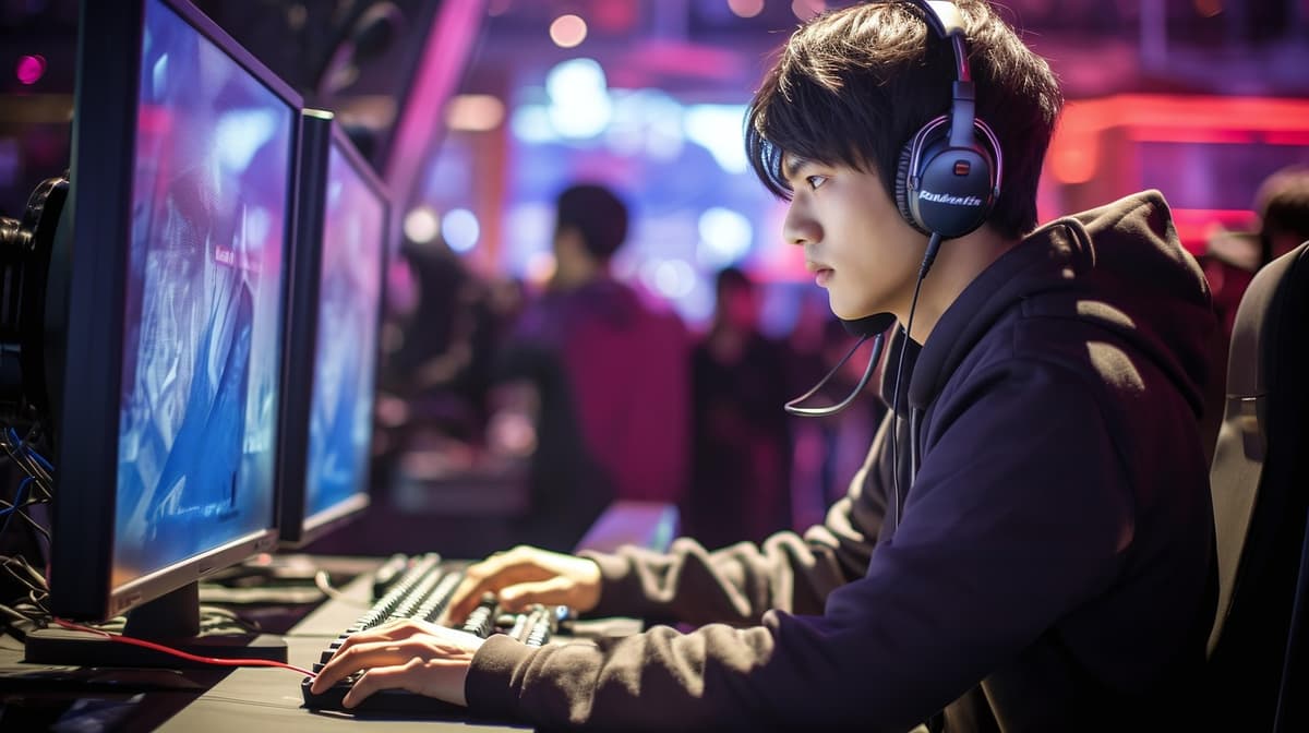 e-sport: mann spiller