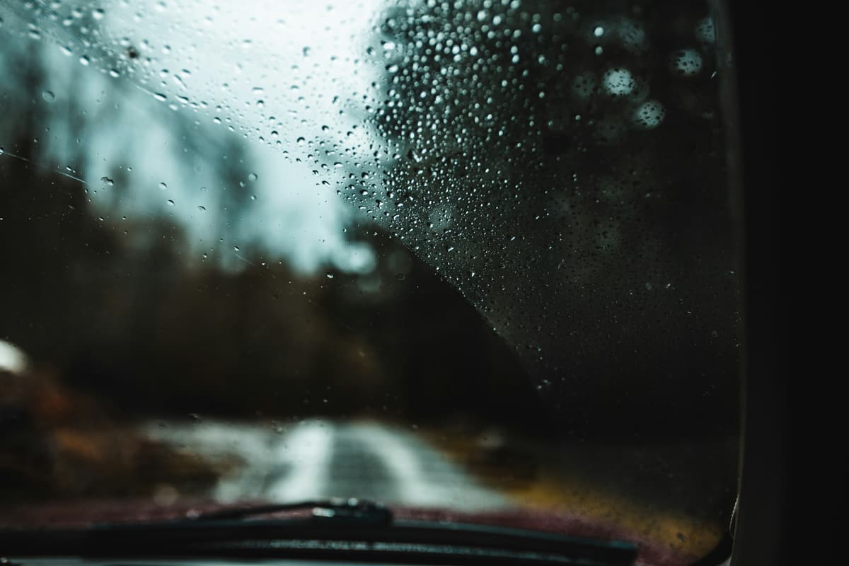 hvordan velge rett vindusvisker: regn på glasset