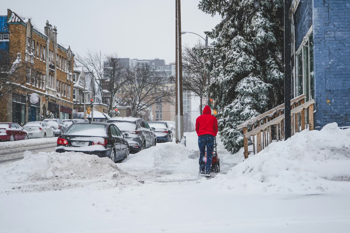 hvordan velge snøfreser: snøfonner