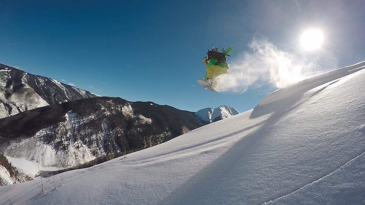 hvordan velge snowboard: snowboarder