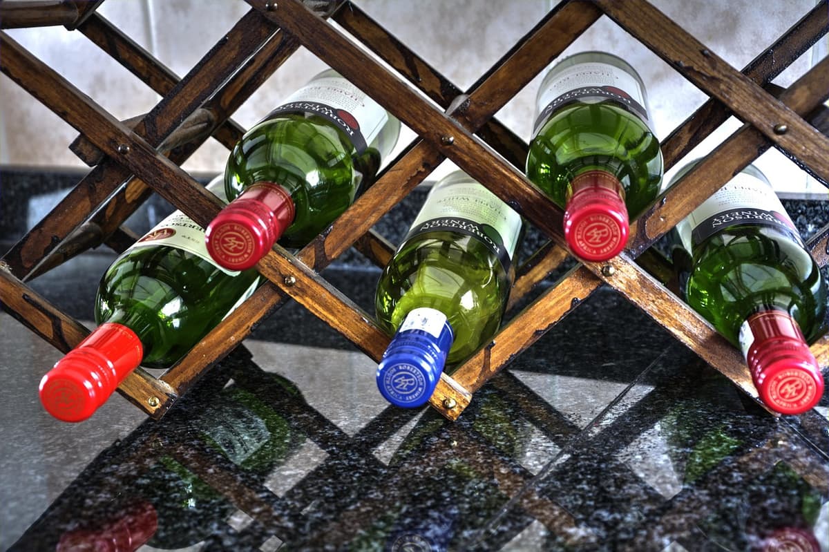 hvordan velge vinskap: vin i et trestativ