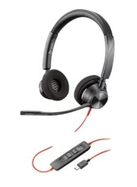 Poly Blackwire 3320 Hodesett Usb-c Stereo Svart
