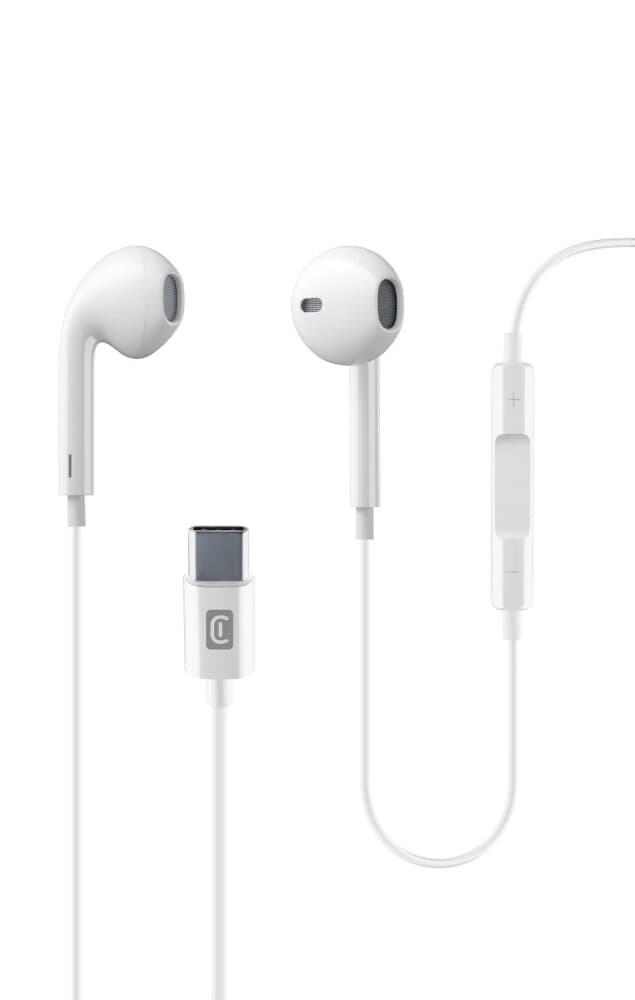 CellularLine Orbit Ørepropper med USB-C - Hvit