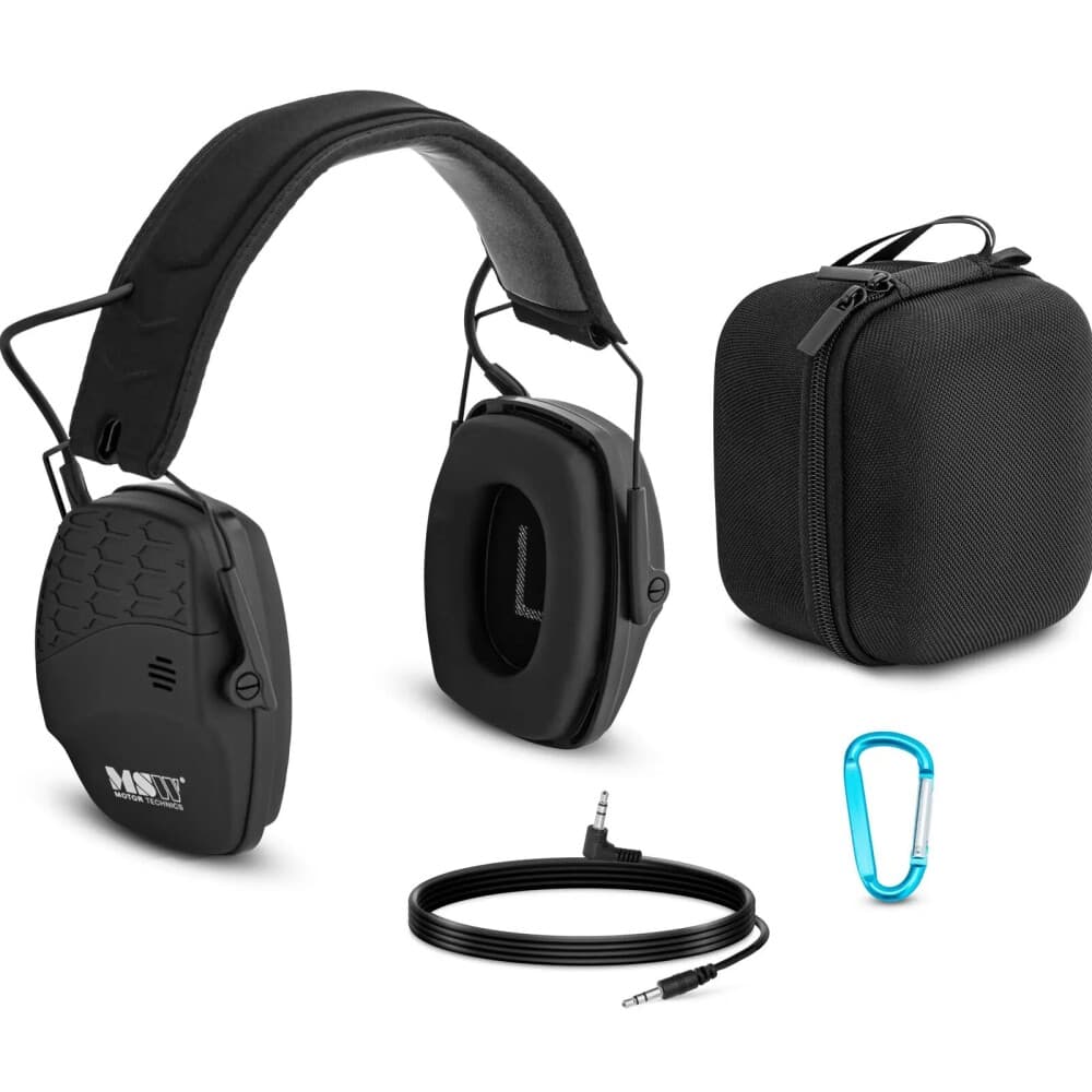 MSW Bluetooth-støyreduserende hodetelefoner - Dynamisk ekstern støykontroll - Svart 10062196