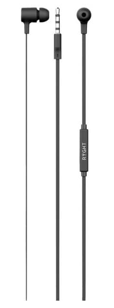 Ryght Niyo On Ear Headset Kabelbundet Stereo Sort Headset, Lydstyrkeregulering
