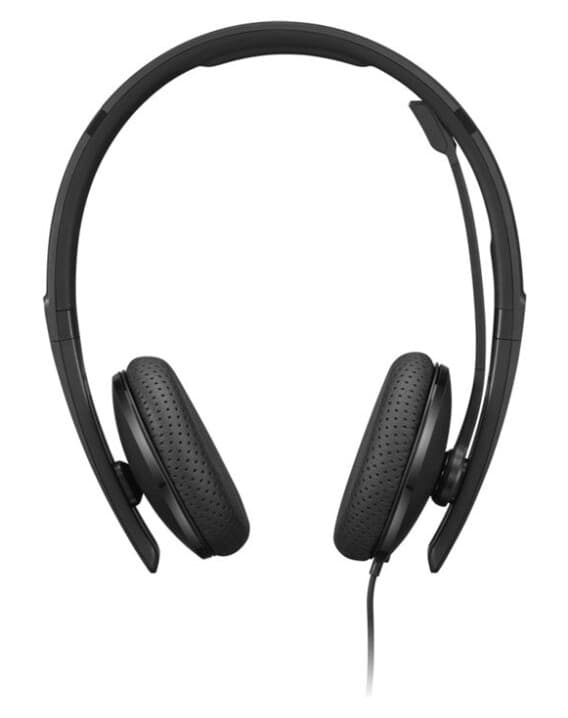 Lenovo - Hodesett - On-Ear - Kablet - Usb-C - Svart - Zoom Certified