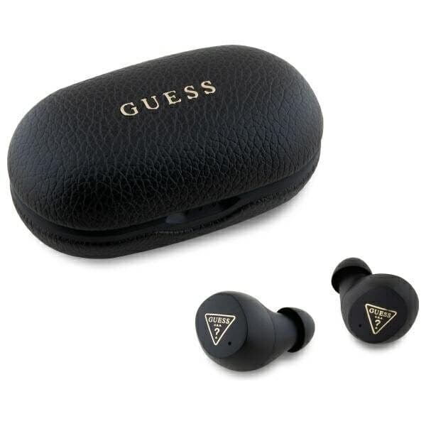 Guess GUTWSPGTSPSK TWS + dokkingstasjon svart/svart Grained Classic Logo