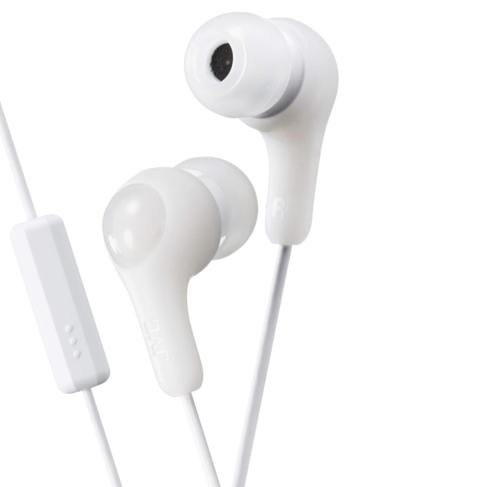 JVC Øreplugger Gumy Plus In-Ear Mic Hvit