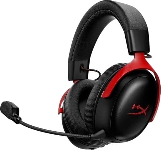 HyperX Cloud III S Svart/Rød