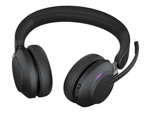Jabra Evolve2 65 Ms - (kuppvare Klasse 2) Hodesett Usb-c Via Bluetooth-adapter Optimert For Ms Teams Stereo Svart