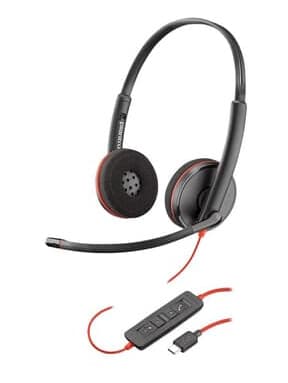 Poly Poly Blackwire C3220 Hodesett Usb-c Stereo Svart