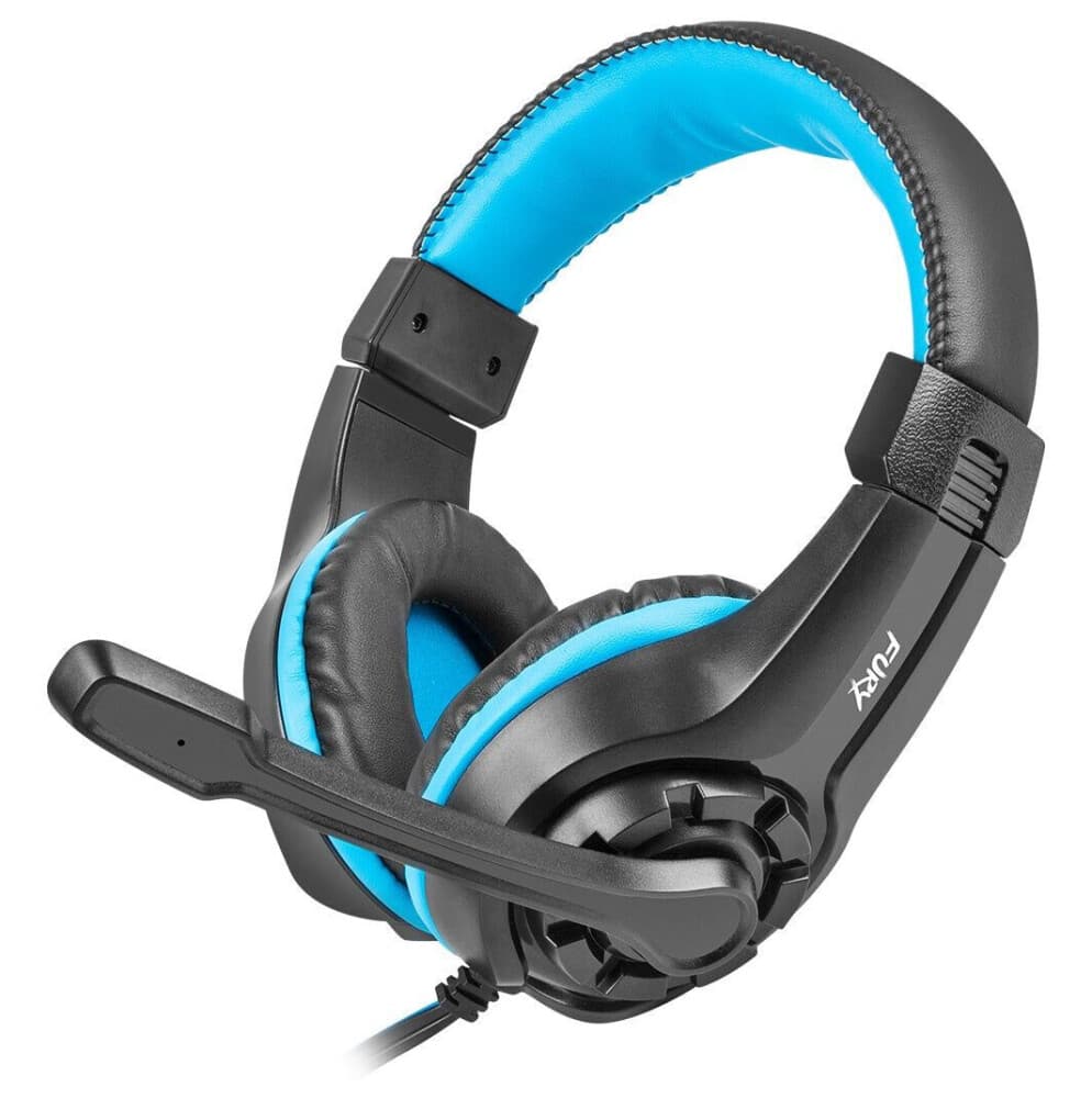 Fury Wildcat Stereo Gaming Headset - Svart/Blå
