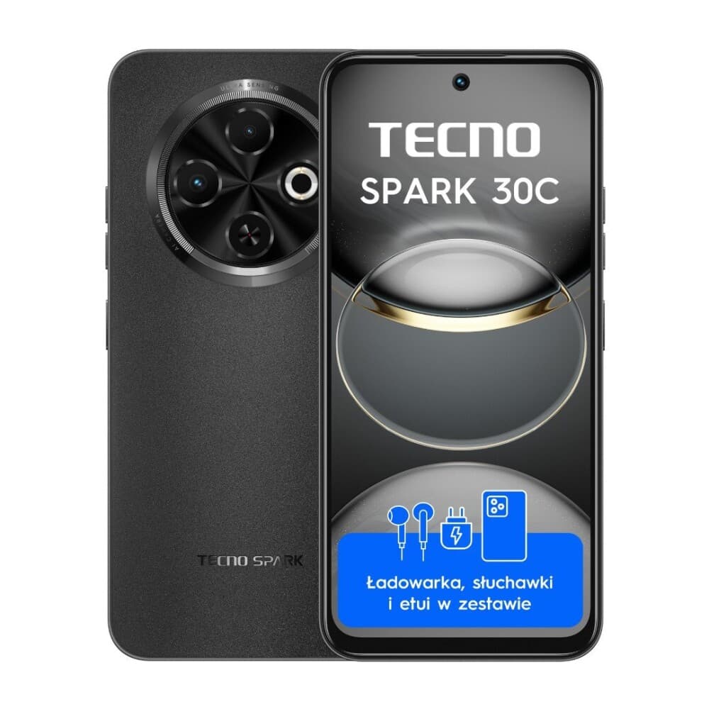 Tecno Spark 30C 8GB/256GB Svart