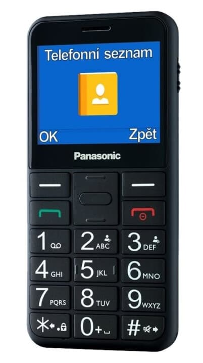 Panasonic Kx-Tu155 Funksjonstelefon Svart