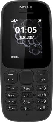 Nokia 105 2019 Svart EU