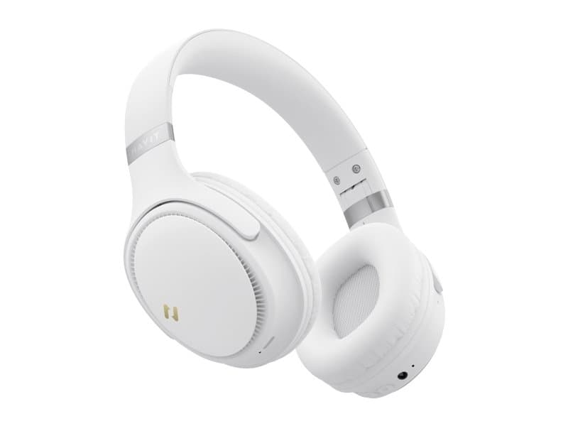 Havit Pro Anc Bluetooth Kulaklik Beyaz, Trådlös, Samtal/Musik/Sport/Vardag, Headset, Vit