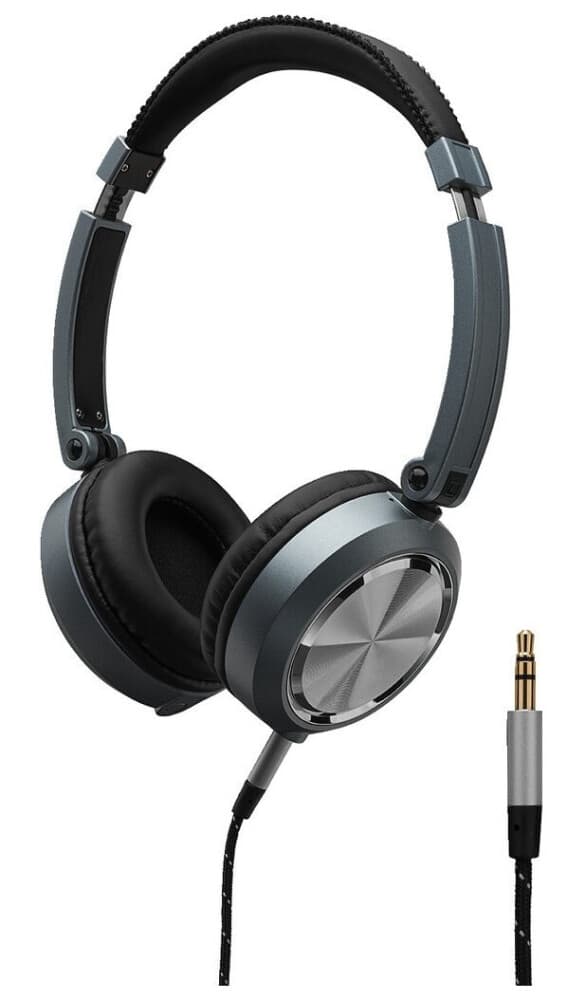 Monacor Md-460, Koblet Med Ledninger (Ikke Trådløs), 10 - 20000 Hz, Musikk, 120 G, Hodetelefoner, Grå, Sølv