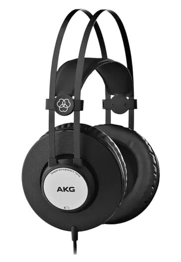 AKG K72 Hodetelefoner 3,5 Mm Jakk Stereo Svart, Sølv