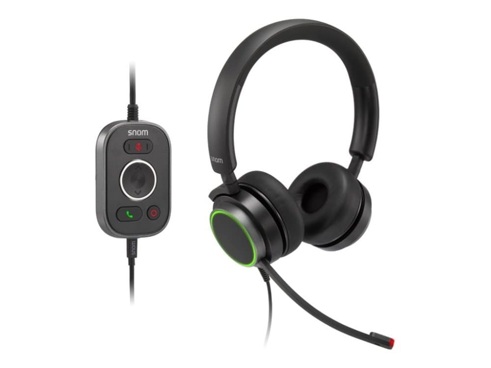Snom A330d - Hodesett - On-Ear - Kablet - Usb, 3,5 Mm Jakk
