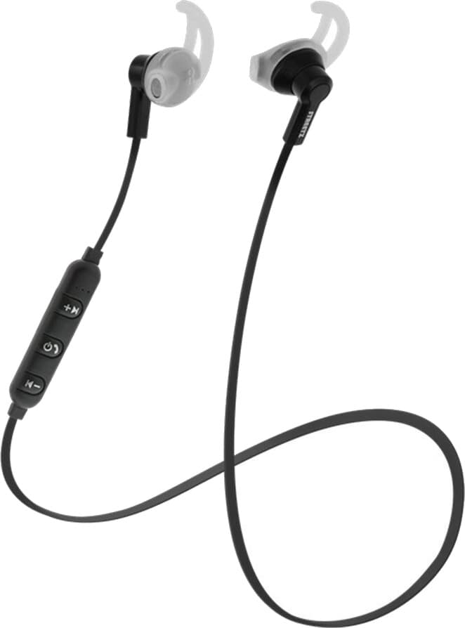 Streetz Wireless Bluetooth Sport Stay In-Ear Headset Svart