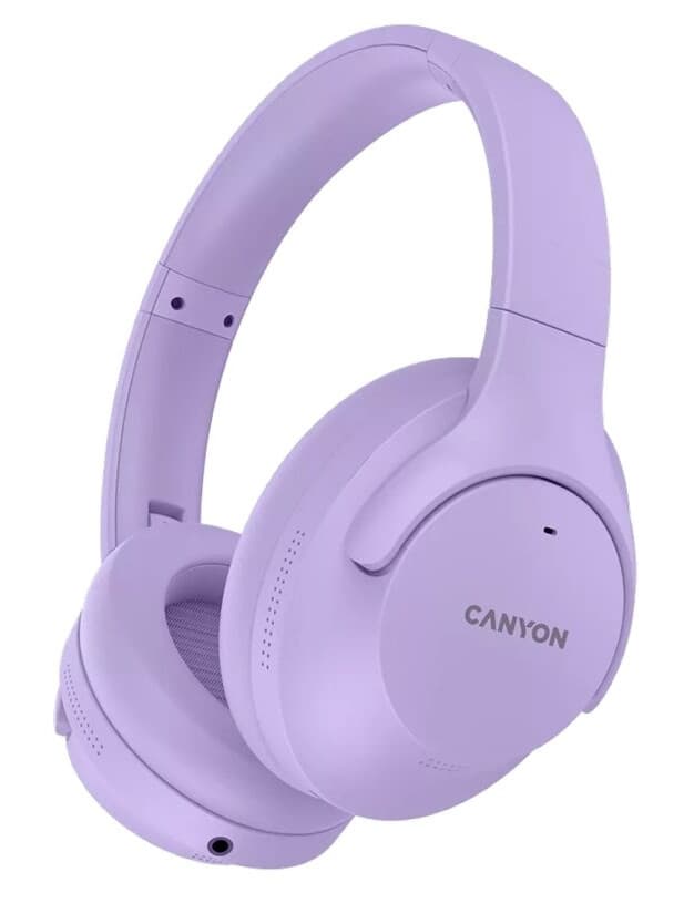 Canyon Bths-10, Onriff 10 Bluetooth Wireless Headphones, Anc Active Noise Cancelling, Usb-C Charging, Purple