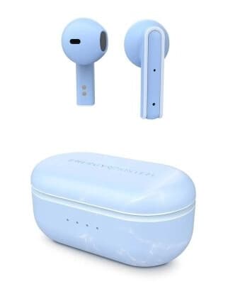 Energy Sistem Senshi Eco, True Wireless Stereo (Tws), 20 - 20000 Hz, Samtale/Musikk/Sport/Hverdag, 42 G, Hodesett, Lyseblå