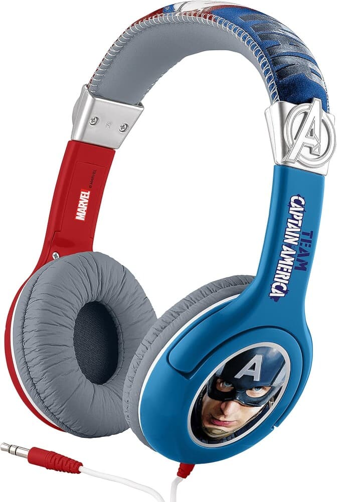 Upcoming Minds eKids Captain America Stereohodetelefoner