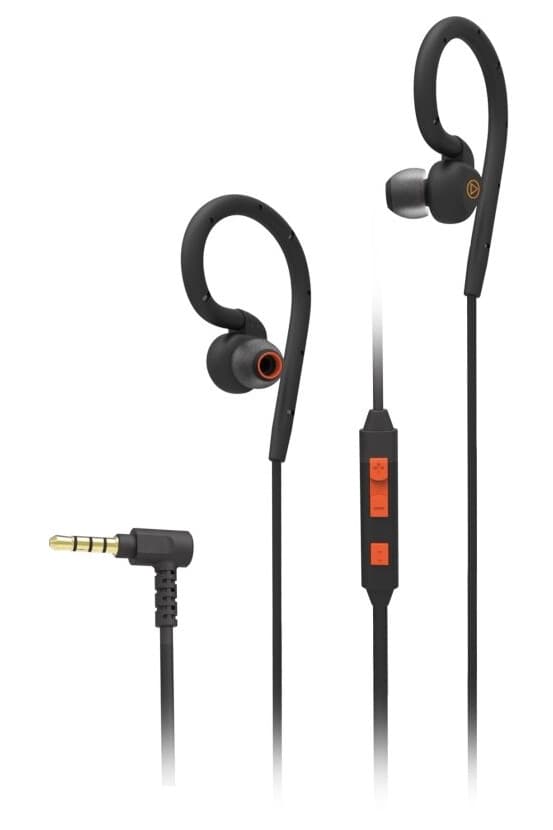 Vivanco Sport Outdoor, Hodesett, Ørekrok, Idretter, Svart, Oransje, Stereofonisk, Multikey, Volume +, Volume -