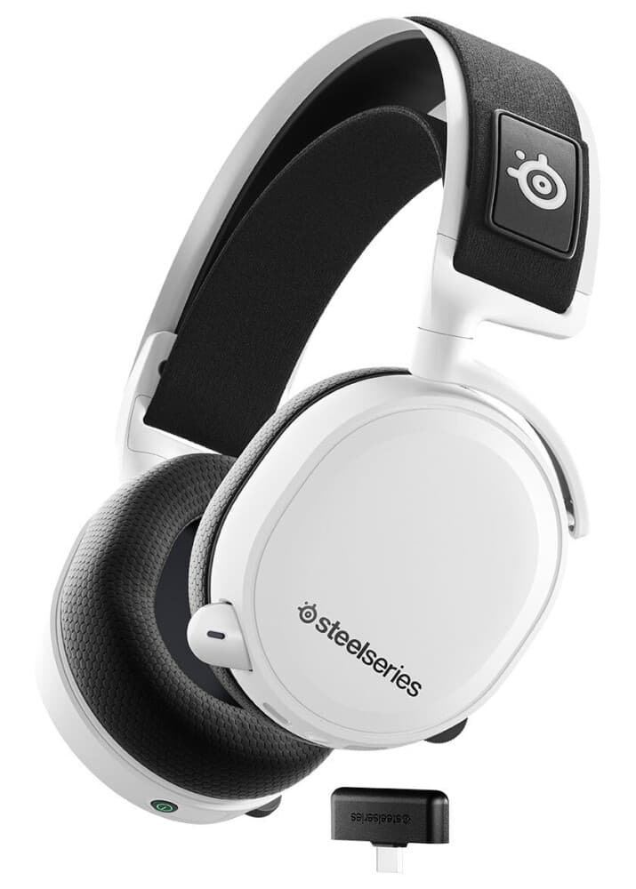 SteelSeries Arctis 7+ Trådløst Gaming Headset - Hvit