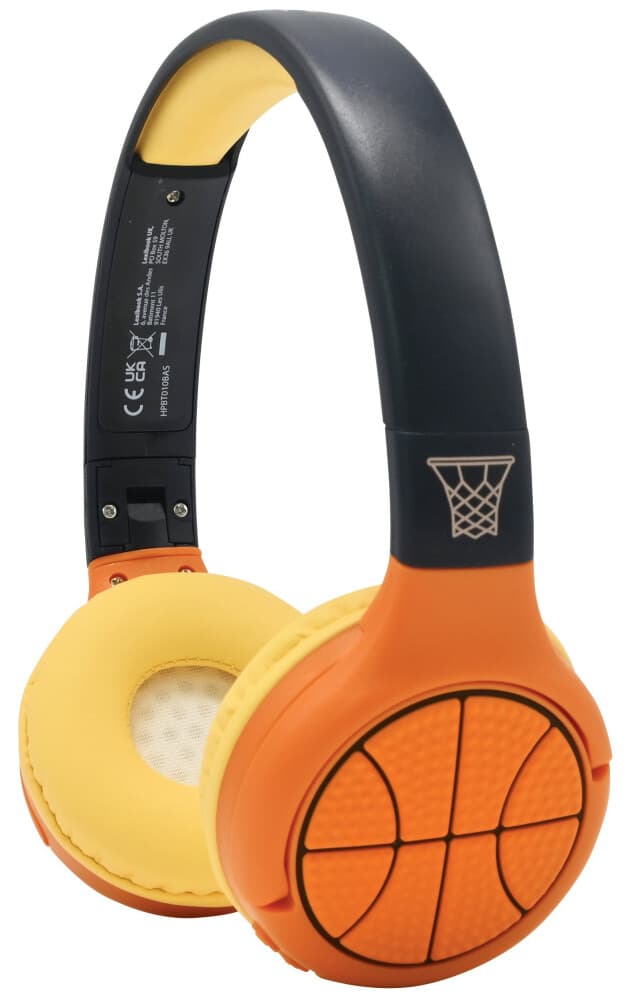 Lexibook - 2-in-1 Basketball Bluetooth Headphones (HPBT010BA)