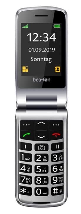 Bea-Fon Silver Line Sl495 Funksjonstelefon Svart Sølv