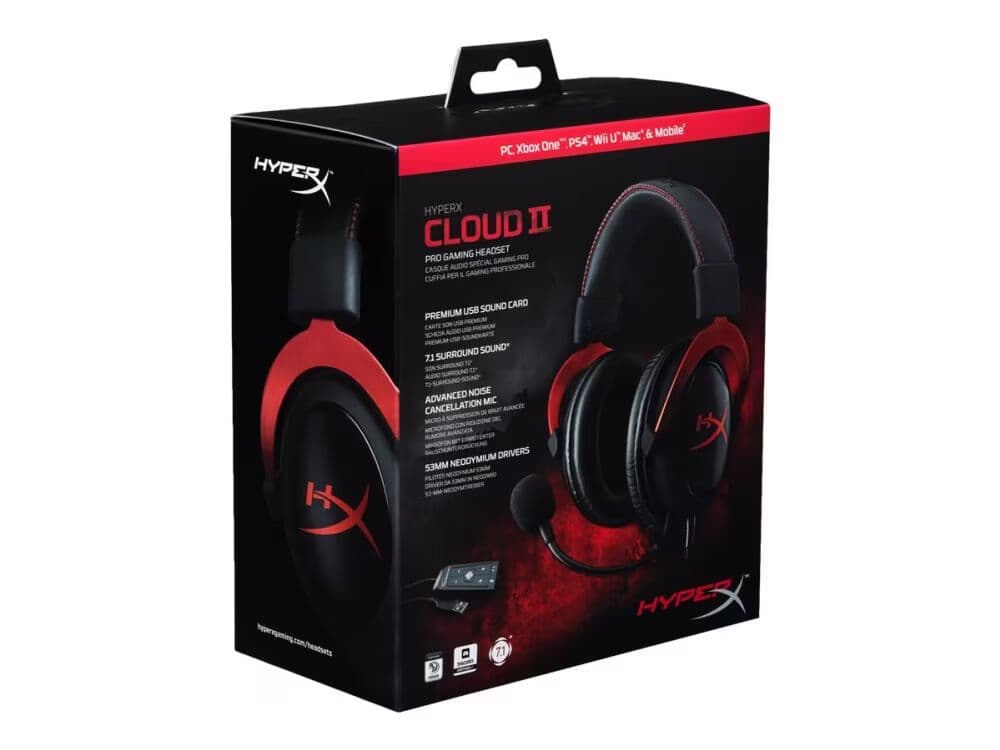 HyperX Cloud II Rød