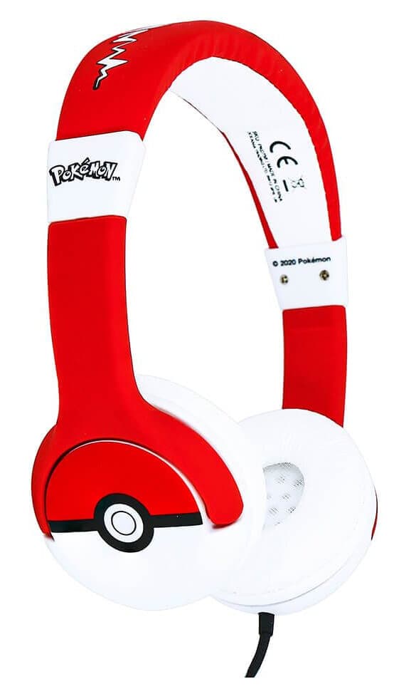 POKEMON Hodetelefon Junior On-Ear 85dB Pokeball