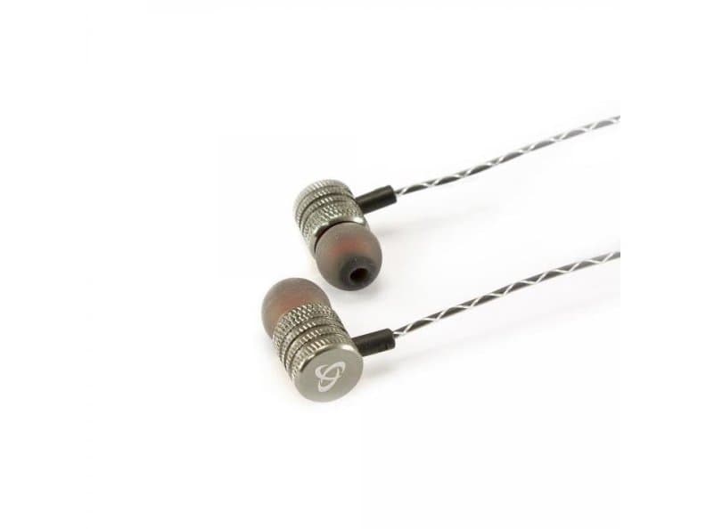 *S-Box Earphones + Mic Ep-902 Metalhus- Super Lyd- Black